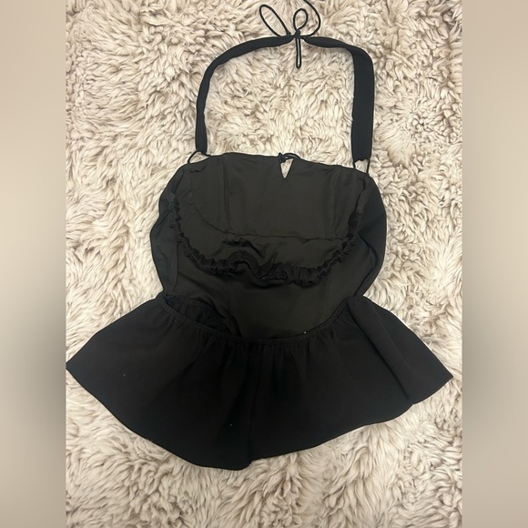 Black halter top Allina Liu size XXS - Picture 3 of 4
